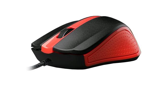 Drátová Myš C-TECH WM-01 - Červená
