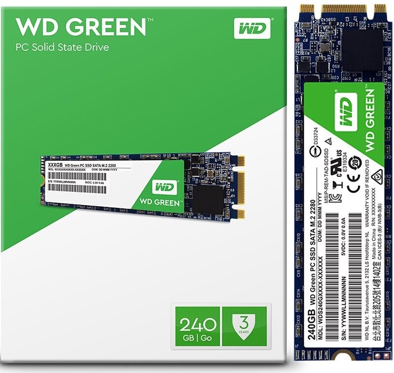 WD GREEN SSD WDS240G2G0B 240GB SATA M.2