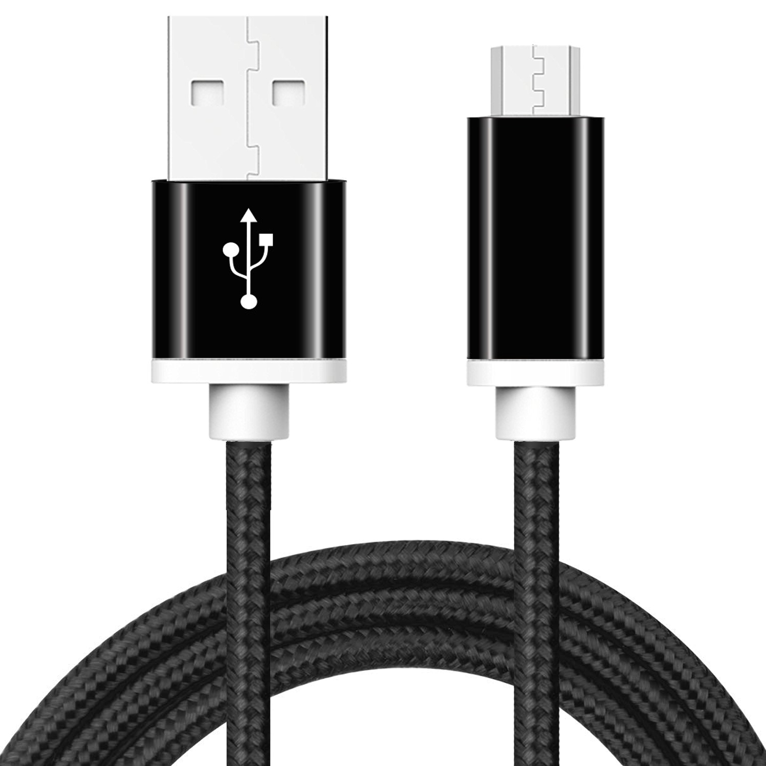 Synchronizační a nabíjecí kabel Micro USB - 1,5m - Černý