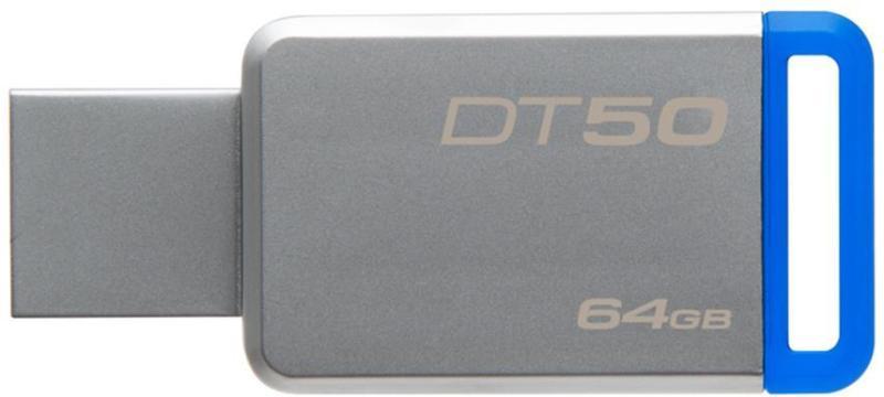 Kingston DataTraveler DT50 64GB, USB 3.0, Kovový