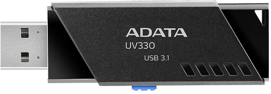 ADATA UV330 Flash Disk 64GB, USB 3.1, Černá