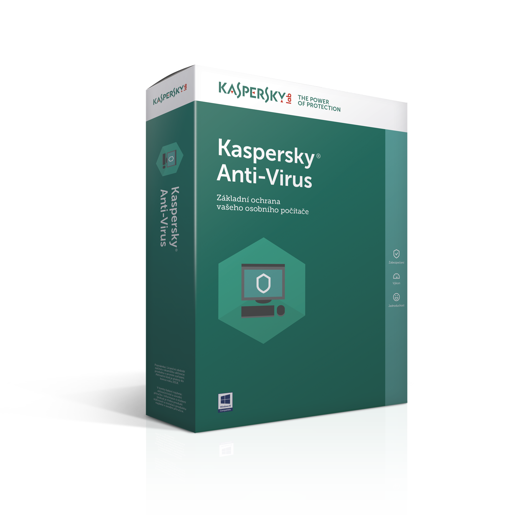 Kaspersky Anti-Virus 2016 CZ, 2PC, 1 rok, nová licence, box KL1167OBBFS-MCZ