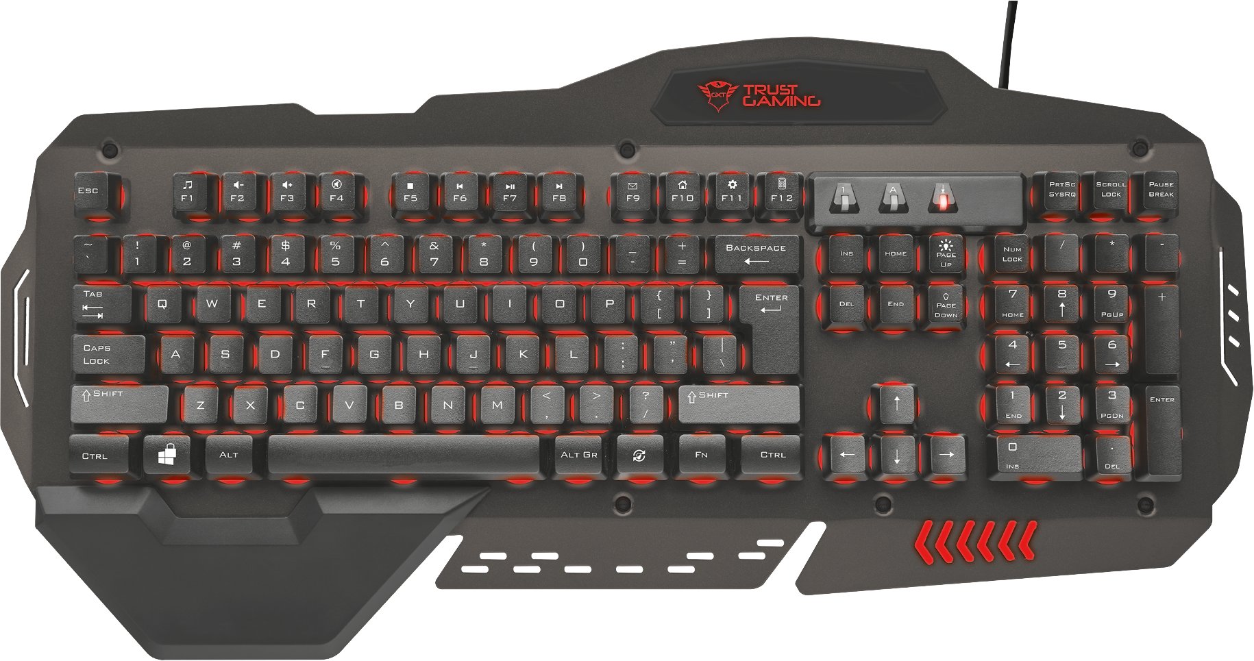Trust GXT 850 Metal Gaming Keyboard