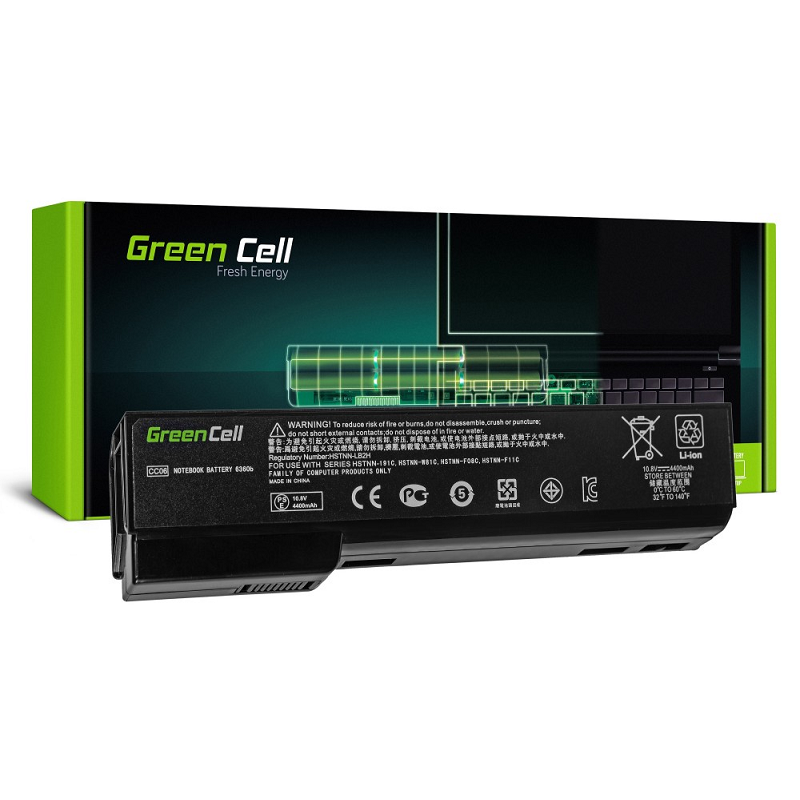 Green Cell Baterie pro HP EliteBook 8460p ProBook 6360b 6460b / 11,1V 4400mAh (HP50)