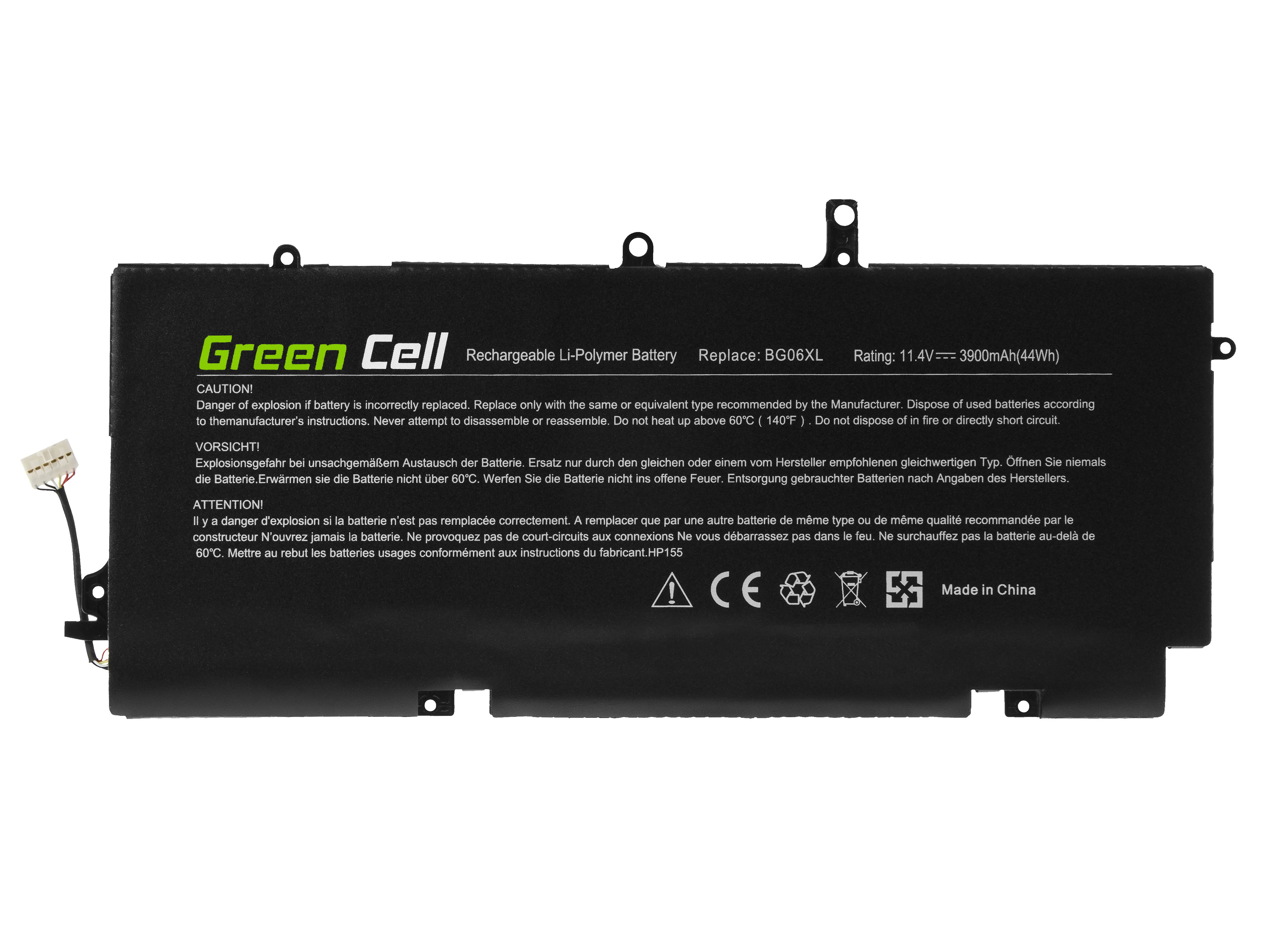 Green Cell Baterie BG06XL pro HP EliteBook Folio 1040 G3 (HP155)