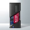Externí box pro SSD M.2 NVMe a M.2 SATA SSD, USB C 10 Gbps (3)