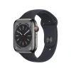 Apple Watch Series 8 45mm Nerezová ocel Midnight Cellular