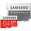 Samsung Micro SDXC 64GB EVO Plus Class 10 UHS I U3 + SD adaptér 1