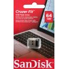 SanDisk Cruzer Fit Flash Disk 64 GB, USB 2.0 1