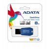 ADATA Flash Disk 8GB USB 2.0 DashDrive UV100, modrý