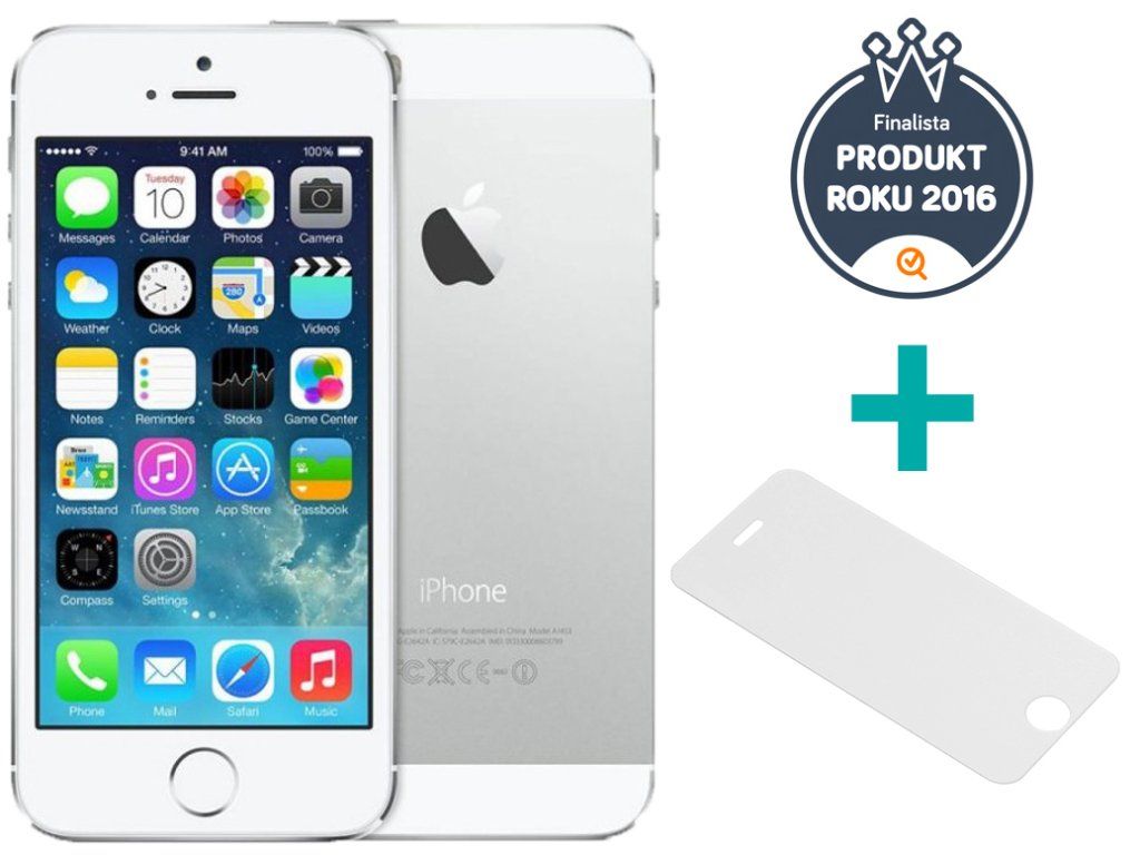 apple iphone 5s space gray produkt roku +sklo