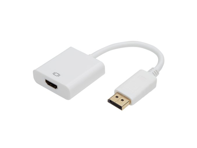 onn DisplayPort to HDMI Adapter White eb22e4bc 161a 4a6c 863a 69da10c9ac25.cae7091484a863eba0989fcf469ea078