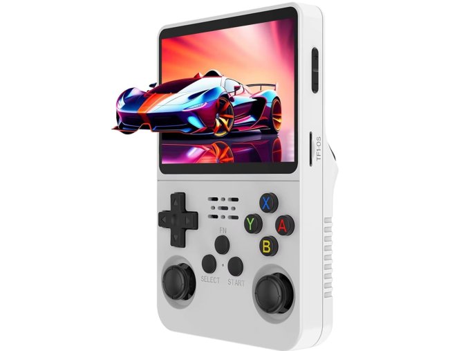 183308 retro gaming console r36s white