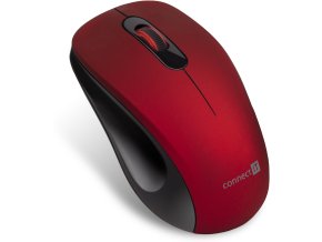 179024 connect it mute bezdratova opticka ticha mys usb cervena