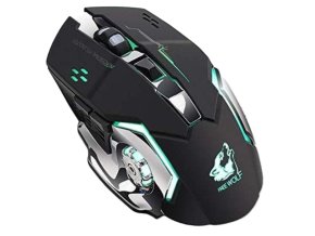 135619 bezdratova nabijeci silent mys free wolf x8 s led podsvicenim cerna
