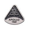 Kovový odznak Apollo 1969 s lunárním modulem, sběratelský pin pro fanoušky NASA