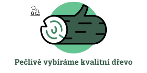 Dřevo si vybíráme, řežeme a sušíme sami