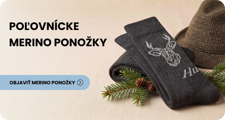 1 poľovnícke merino ponožky