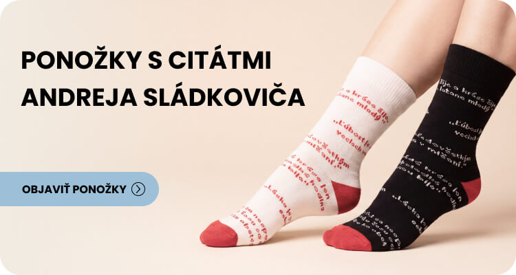 3 ponožky s citátmi andreja sládkoviča