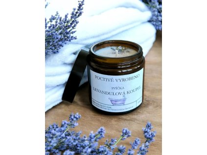 Svíčka- Levandulová koupel