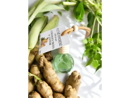 Vůně do auta - Citronová tráva a zázvor