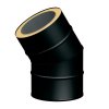 Koleno 30° černé 150 30 mm copy