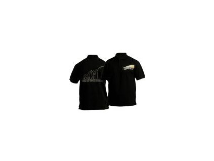 DOC EVOLUTION Rybářské triko - polokošile černé XL