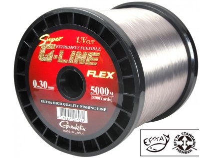 Gamakatsu vlasec Super G-Line Flex 0,18mm - 0,33mm (1m - 5000m)