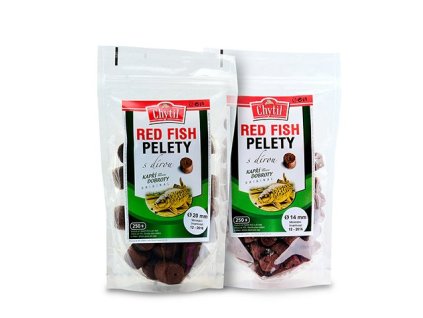 Chytil Red Fish pelety s dírou 250g