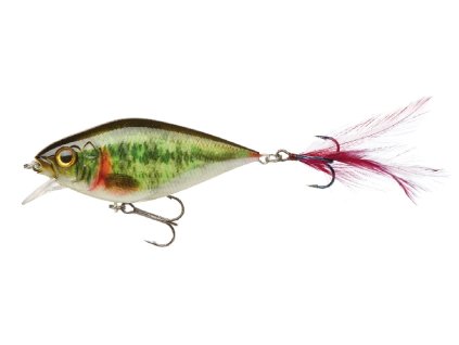 Cormoran wobler Sick Shaker Realfish Design 8cm - Green Bass