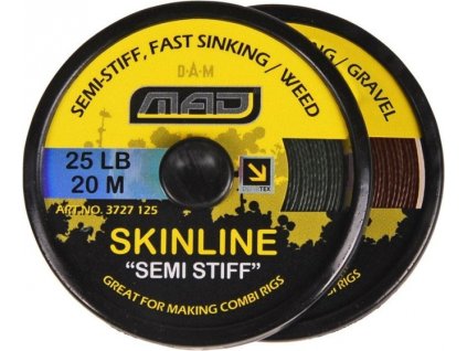 MAD návazcová šňůra Skinline Semi Stiff 25lb 20 m