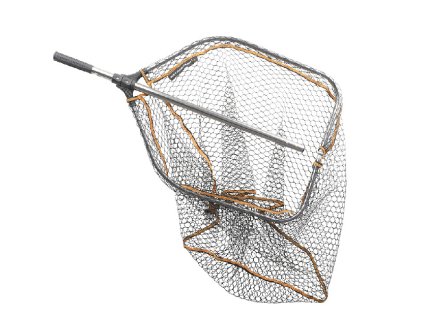 35557 savage gear podberak pro tele folding rubber large mesh landing net xl