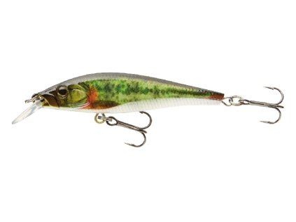 Cormoran wobler Shallow Iwashi Realfish Design Green Bass 6,0cm