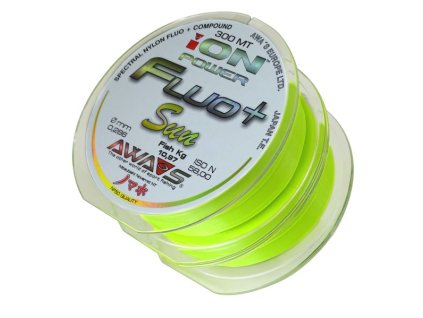 AWAS Awa-Shima Vlasec ION Power Fluo + Sun 0.261mm - 0.37mm 600m