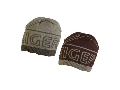 Eiger Čepice Logo Knitted Hat with Fleece Lining