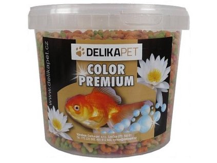 Delikapet Krmení pro jezírkové ryby Color Premium 3.5L