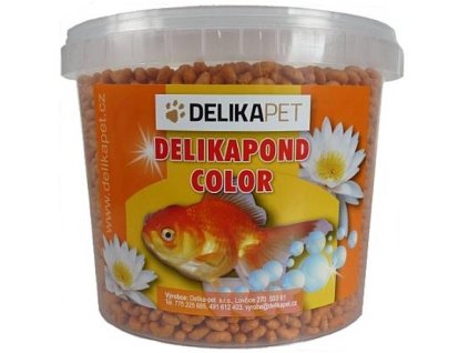 Delikapet Krmení pro jezírkové ryby Delikapond Color 3.5L
