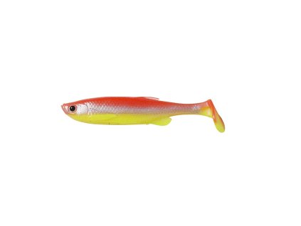 Savage Gear gumová nástraha 3D Fat Minnow T-Tail 7,5cm - Yellow Red Fluo