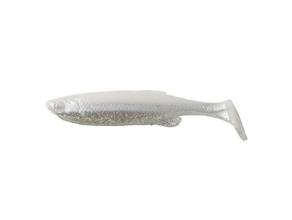 Savage Gear gumová nástraha 3D Fat Minnow T-Tail 7,5cm - White Silver