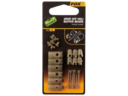 Fox Edges Drop Off Heli Buffer Beads Khaki