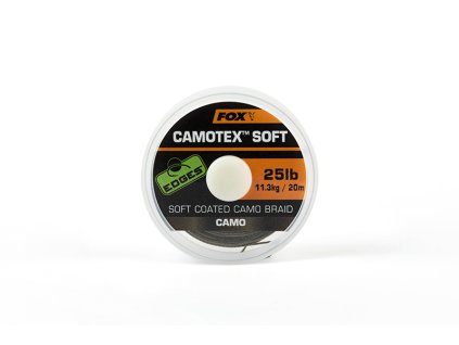 FOX Návazcová šňůra Edges Camotex Soft 20m