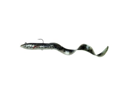 Savage Gear gumová nástraha 3D Real Eel Ready to Fish Black Green Pearl 20cm