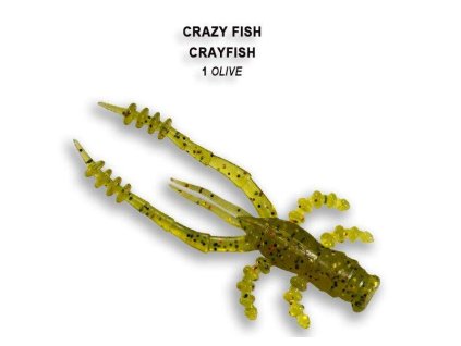 Crazy Fish Crayfish 45mm - Olive