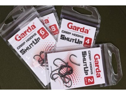 Garda háčky - SHUT UP carp hook č.8/10ks Bez protihrotu