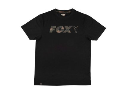 FOX Tričko T-Shirt Black/Camo Print
