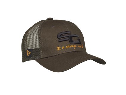 Savage Gear Kšiltovka SG4 Cap Olive Green