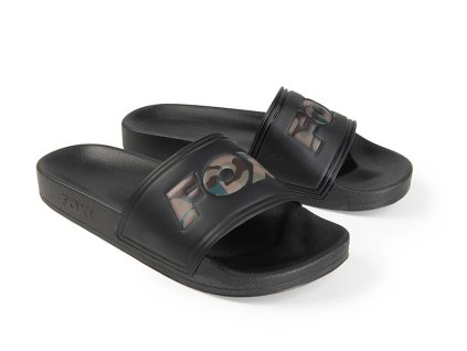 FOX Pantofle Sliders Black