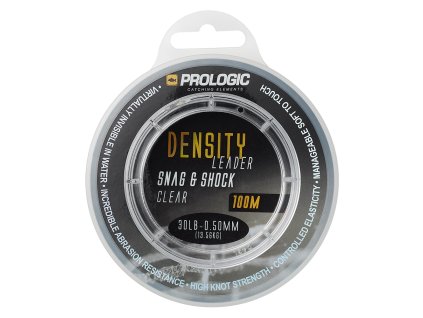 Prologic Vlasec Density Snag Shock Leader Clear 100m 0.50mm 13.6kg
