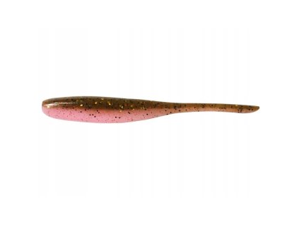 Keitech Gumová nástraha Shad Impact 2'' Green Pumpkin Pink 5,8cm/12ks