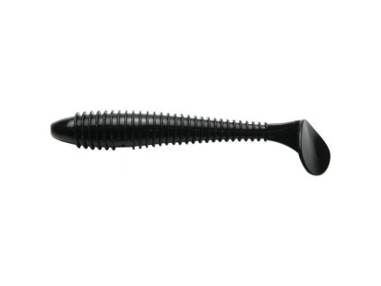 Keitech Gumová nástraha Swing Impact FAT 4.8'' Black 12,1cm/5ks